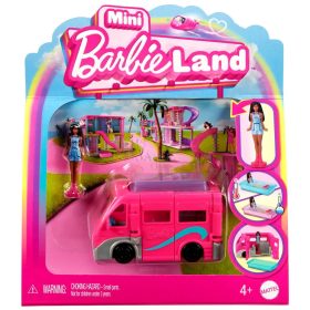   Barbie, Mini Barbieland Jármű, Álom Lakókocsi játékszett, 00236