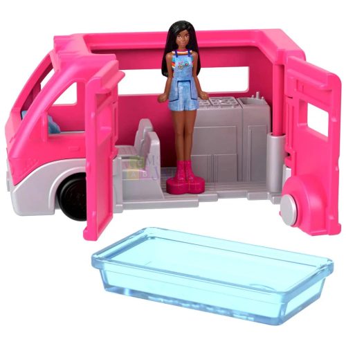 Barbie, Mini Barbieland Jármű, Álom Lakókocsi játékszett, 00236