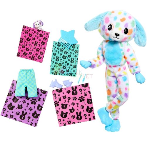 Barbie Cutie Reveal Meglepetés baba, dalmata, 00253