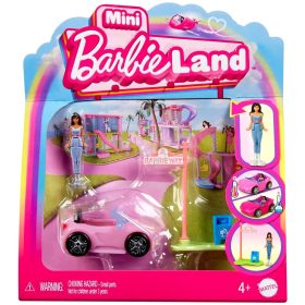   Barbie, Mini Barbieland Jármű, Álom Autó játékszett, 00295