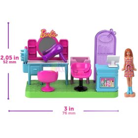 Barbie, Mini Barbieland, Fodrászat játékszett, 00330