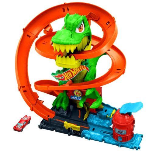 Hot Wheels, T-Rex támadás pályaszett, 00365