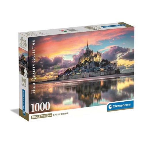 Clementoni - A csodálatos Mont Saint-Michel 1000 db-os puzzle - 00509