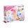 Clementoni puzzle 4 in 1 Disney princess supercolor - 00529