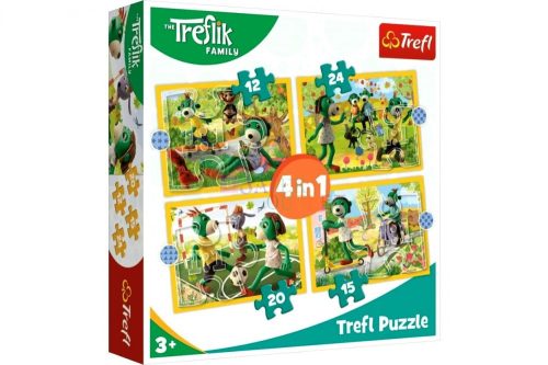 Trefl 4 az 1-ben puzzle Trefliékkel - 00546