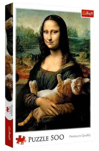 Trefl 500 darabos puzzle - Mona Lisa - 00549