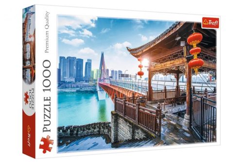 Trefl - 1000 darabos puzzle - Chongqing Kína - 00557