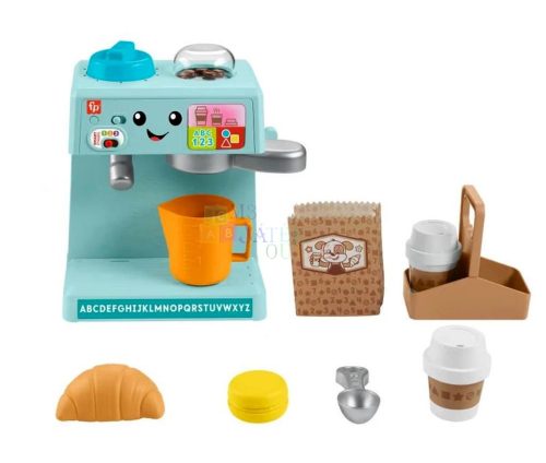 Fisher Price Kacagj és Fejlődj, Barista Kávéfőző játékszett, 00558