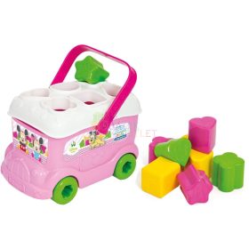   Clementoni Baby Minnie egér busz, formaválogató játék, 00657