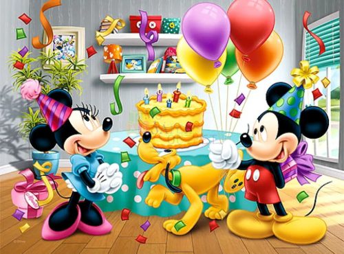 Trefl 30 darabos puzzle, Minnie egér szülinapi torta, 00954