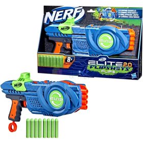   Nerf Elite 2.0 Flip 8 szivacslövő fegyver - 9 darabos szett - 00986