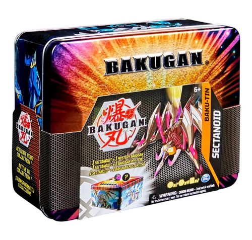 Bakugan csomag Baku-Fém dobozban, Sectanoid, 01023