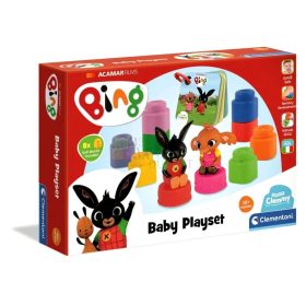   Clementoni Bing nyuszi - Puha Clemmy építőkocka szett - 01060