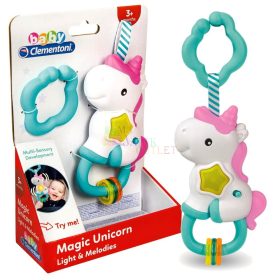   Clementoni Baby - interaktív unikornisos csörgő és rágóka - 01088