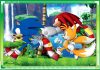 Clementoni 4 az 1-ben puzzle csomag - Sonic - 01266