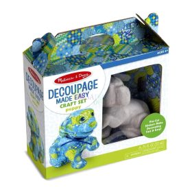   Melissa & Doug Kreatív játékszett, dekupázs kiskutya, 01399