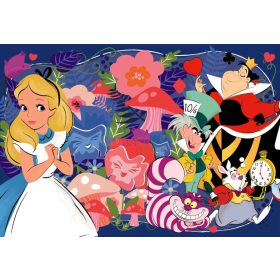   Clementoni 104 darabos Disney klasszikusok puzzle, Alice Csodaországban, 01480
