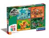 Clementoni 4 az 1-ben Jurassic World puzzle csomag, 01481