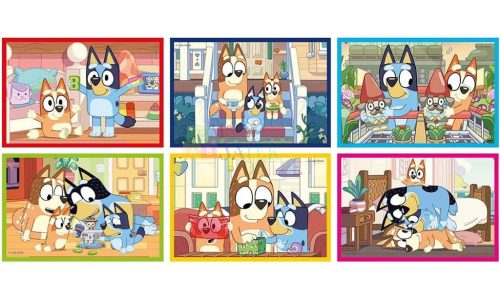 Clementoni Bluey, 6 darabos mesekocka játékszett, 02065