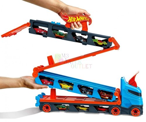 Hot Wheels - 2 az 1-ben Ultimate Szállítókamion szett - 02249