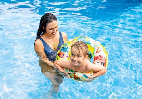 Intex úszóöv átlátszó, mintás, 61 cm - 02614