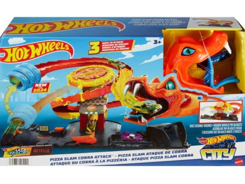 Hot Wheels, Kobratámadás a pizzériában játékszett, 02649