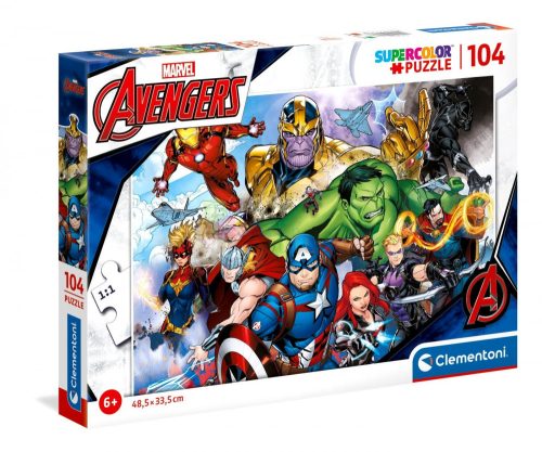 Clementoni 104 darabos puzzle csomag - Marvel Bosszúállók - 02839