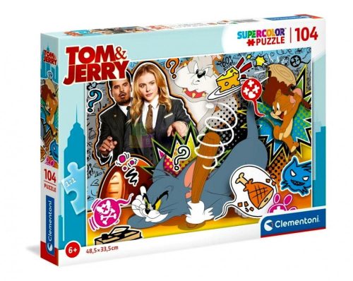 Clementoni - 104 darabos puzzle - Tom és Jerry - 02900