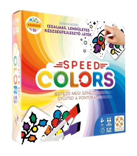 Speed Colors készségfejlesztő társasjáték, 03147