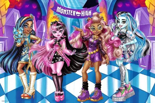 Trefl Monster High Szönyű Barátok, 100 darabos puzzle csomag, 03187