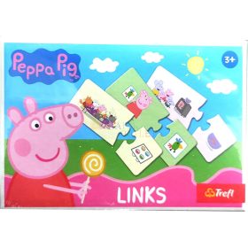 Trefl, mini Peppa malac Links társasjáték szett, 03188