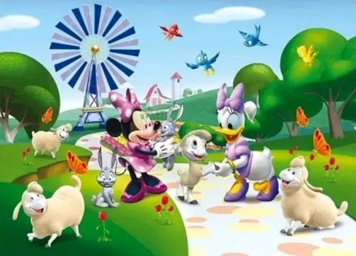 Lisciani, Minnie egér 2 az-1-ben 150 darabos MAXI puzzle csomag,  05876