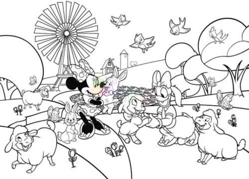 Lisciani, Minnie egér 2 az-1-ben 150 darabos MAXI puzzle csomag,  05876