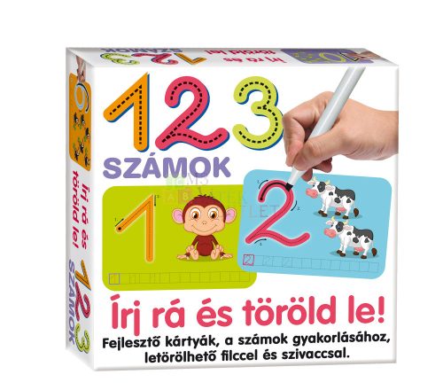 1, 2, 3 számok gyakorló készlet - 06327