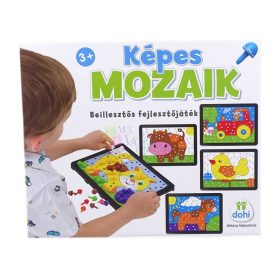 Képes mozaik - beillesztős fejlesztőjáték - 06334