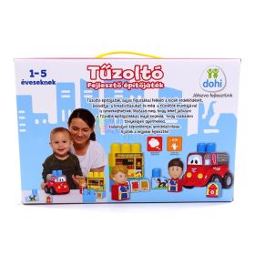 Tűzoltó - fejlesztő építőjáték - 06356