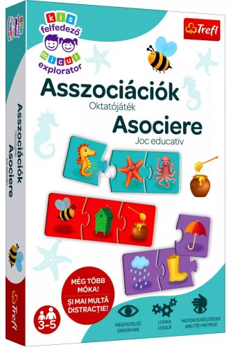 Trefl - kis felfedező csomag - oktató kirakós játék - asszociációk - 07732
