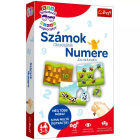   Trefl - Kis felfedező Számjegyek - oktató társasjáték - 07762