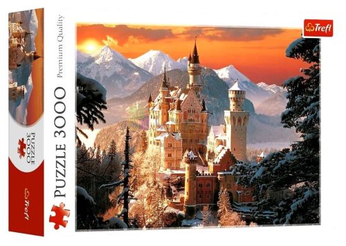 Trefl 3000 darabos puzzle csomag - Neuschwanstein kastély - 07784