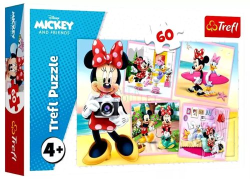 Trefl 60 darabos puzzle csomag - Minnie egér - 07806