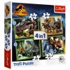 Trefl 4 az 1-ben puzzle csomag, Jurassic World,  07813