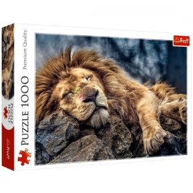 Trefl - 1000 darabos puzzle csomag - Alvó oroszlán - 07814