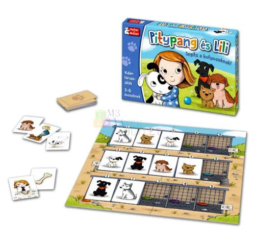 Pitypang és Lili, Segíts a kutyusoknak társasjáték, 09623