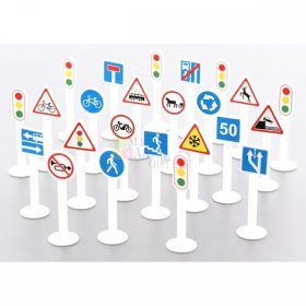   Polesie Közlekedési jelzőtáblák - 24 darabos csomag - 14860