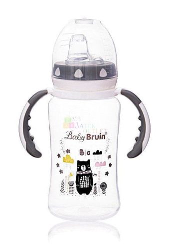 Széles nyakú tanulópohár itatócsőrrel - 300 ml - 15966