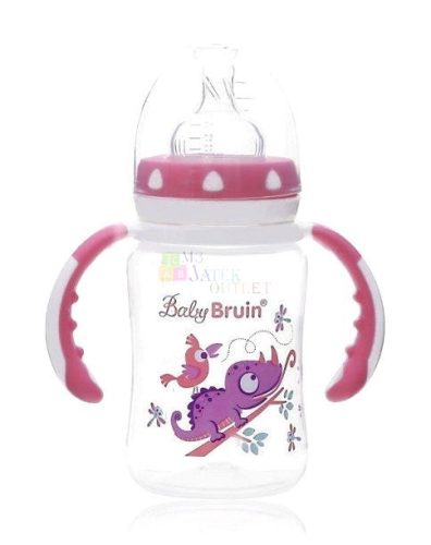 Széles nyakú cumisüveg fogóval - 240 ml - 15967