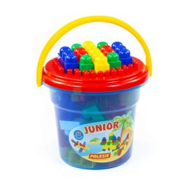   Polesie építőkocka  Junior Maxi 57 db-os vödörben - 16034