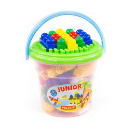   Polesie építőkocka  Junior Maxi 57 db-os vödörben - 16034