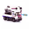 Power truck - Police darus teherautó - fehér - 49 cm - 16100