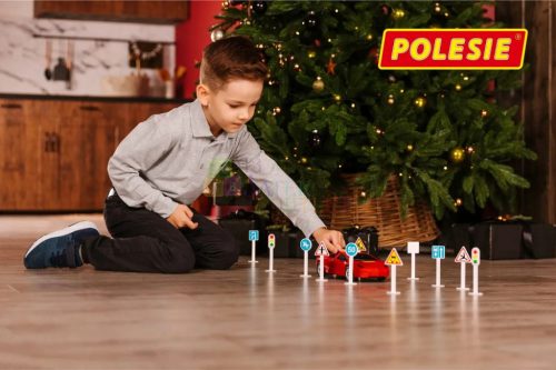 Polesie Közlekedési jelzőtáblák zacskóban, 20 darabos csomag, 16149